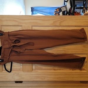 Brown trouser capris